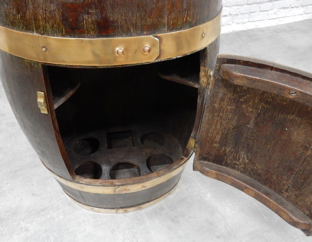 Brass Bound Oak Barrel View V