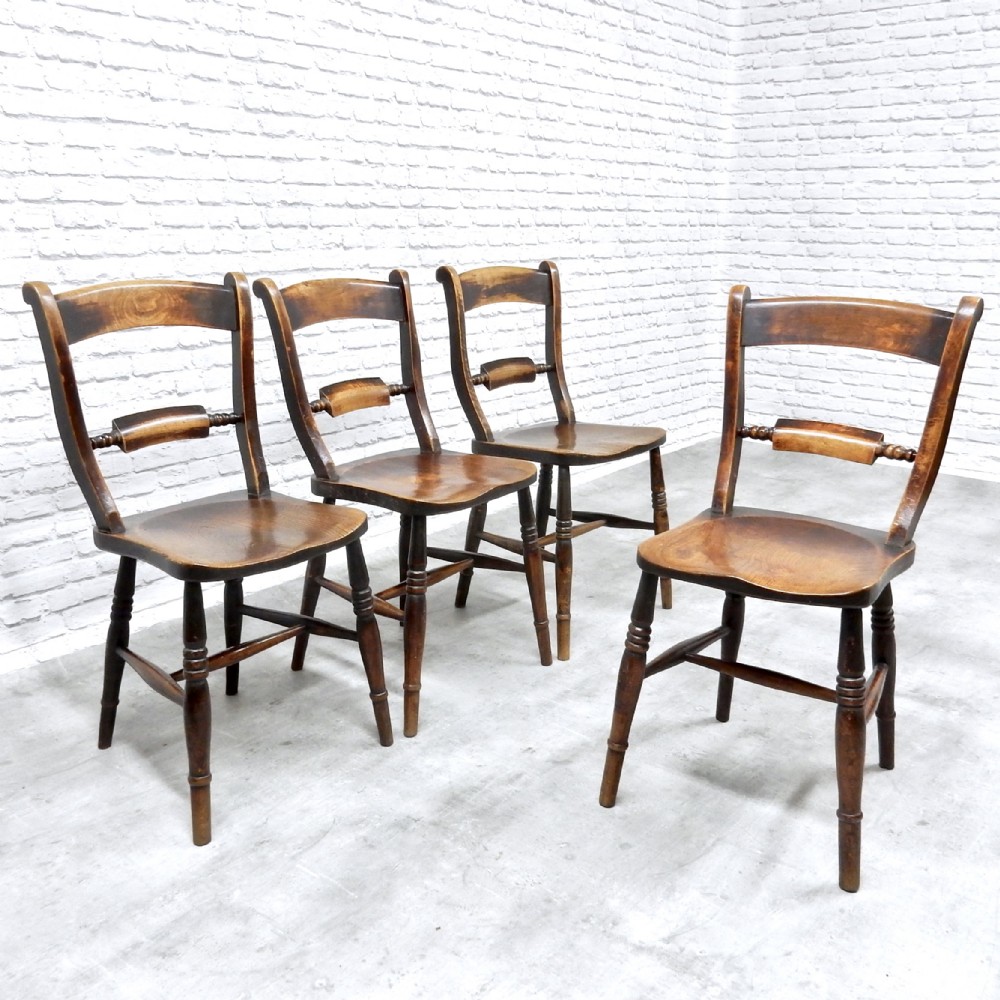 Set 4 Windsor Kitchen Chairs