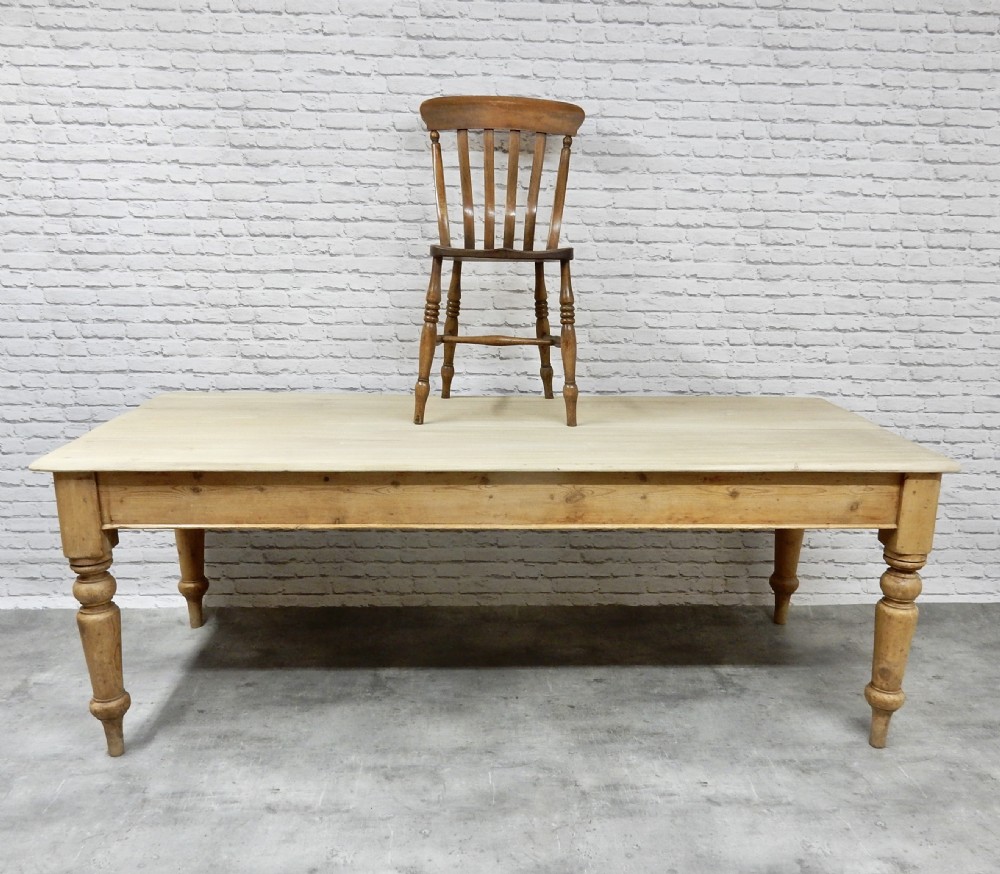 Large C19th Farmhouse Table View IV