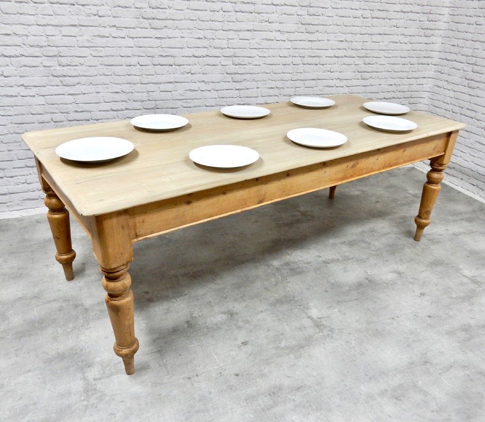 Large C19th Farmhouse Table View VI
