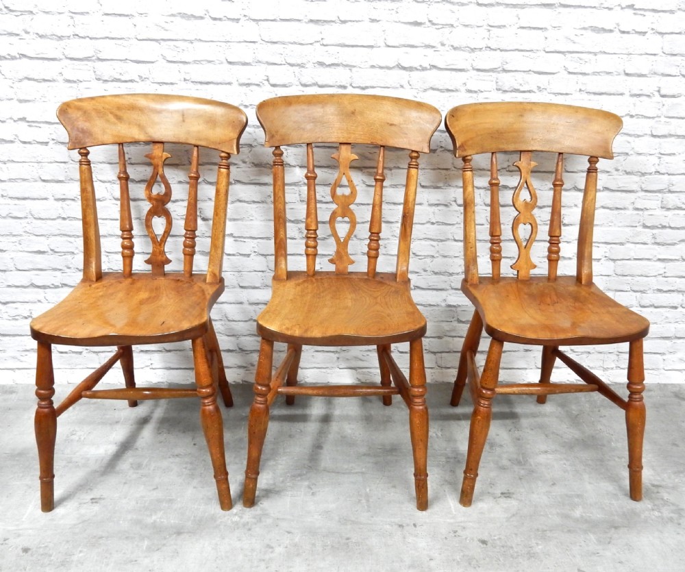 Set 6 Country Kitchen Chairs View V