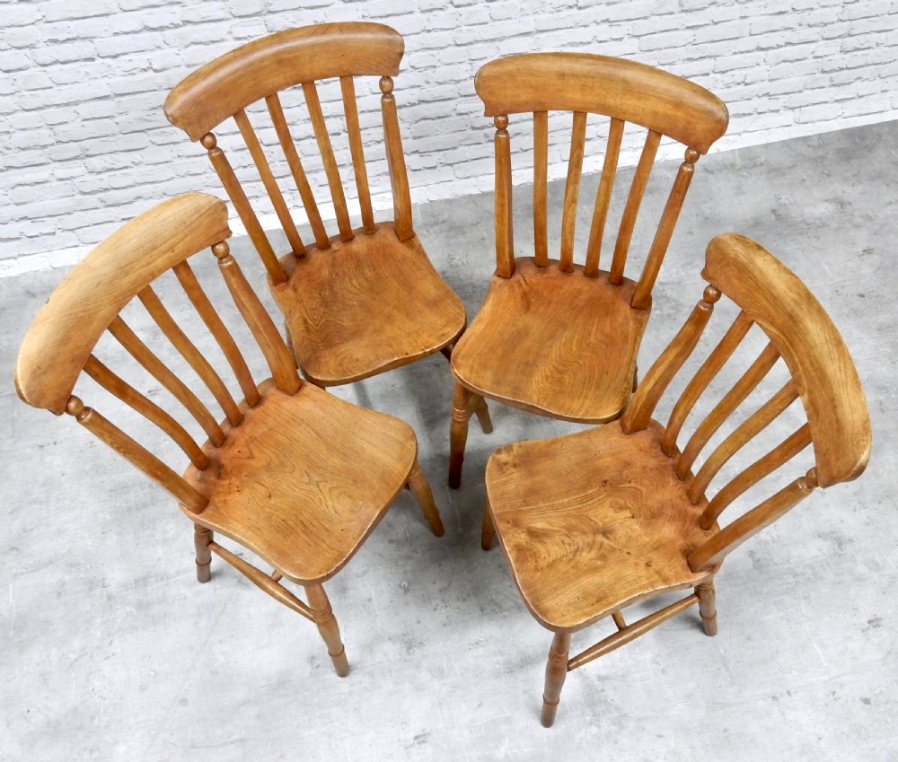 Set 4 Country Kitchen Chairs View VII