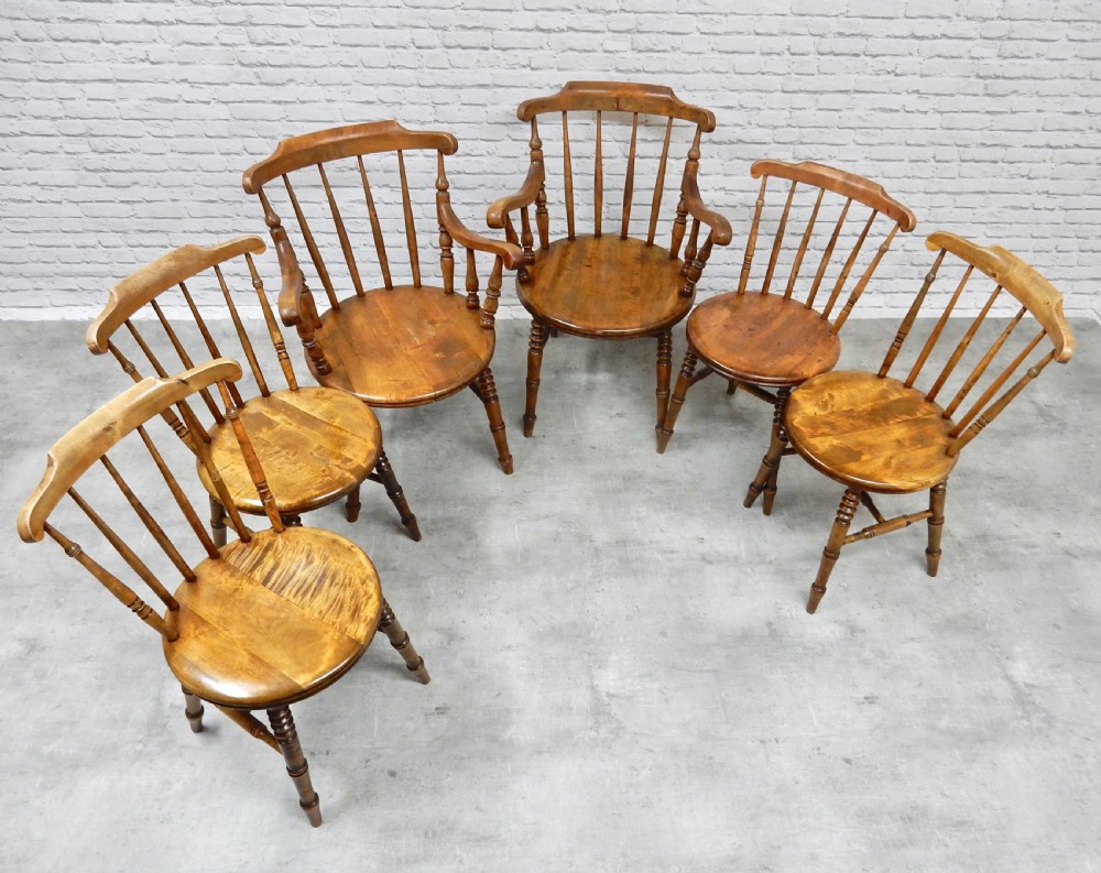 6x Windsor Kitchen Chairs View III