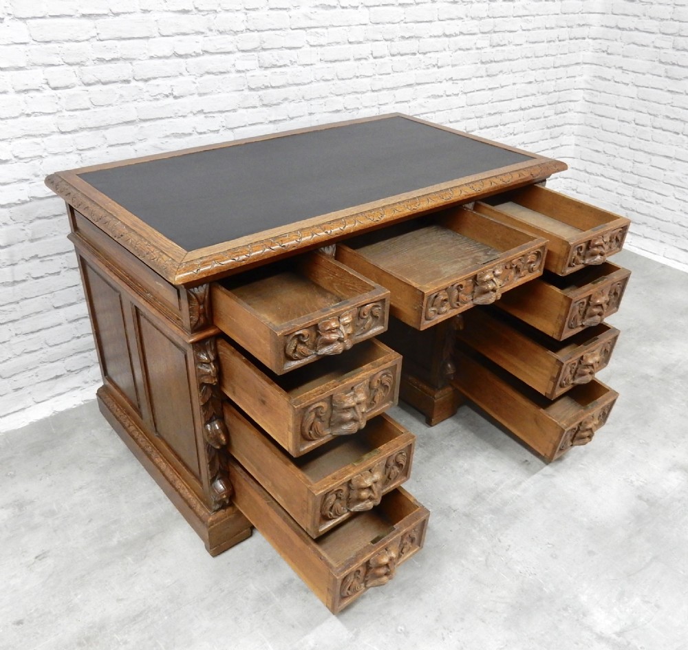 Greenman Oak Desk View VII