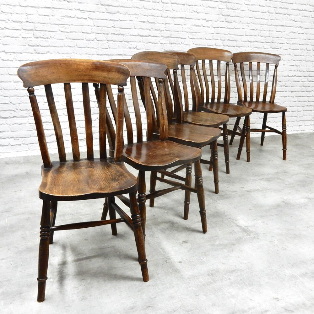 6x Windsor Kitchen Chairs