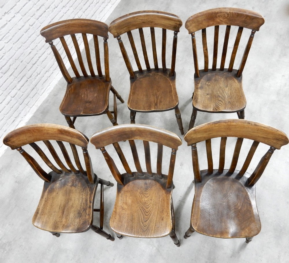6x Windsor Kitchen Chairs View V