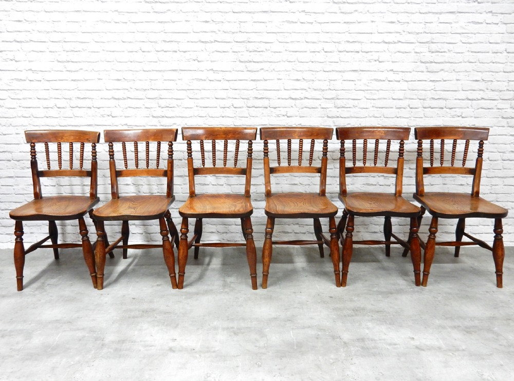 Set 6 Windsor Chairs View V