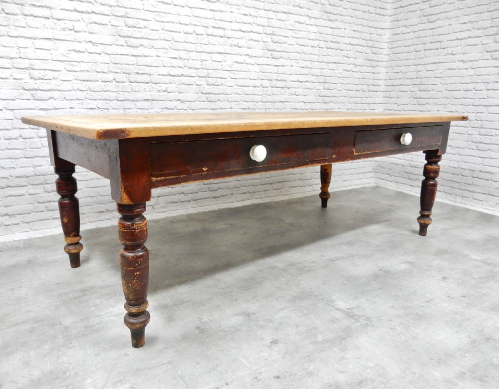 Large Pine Kitchen Table View VII