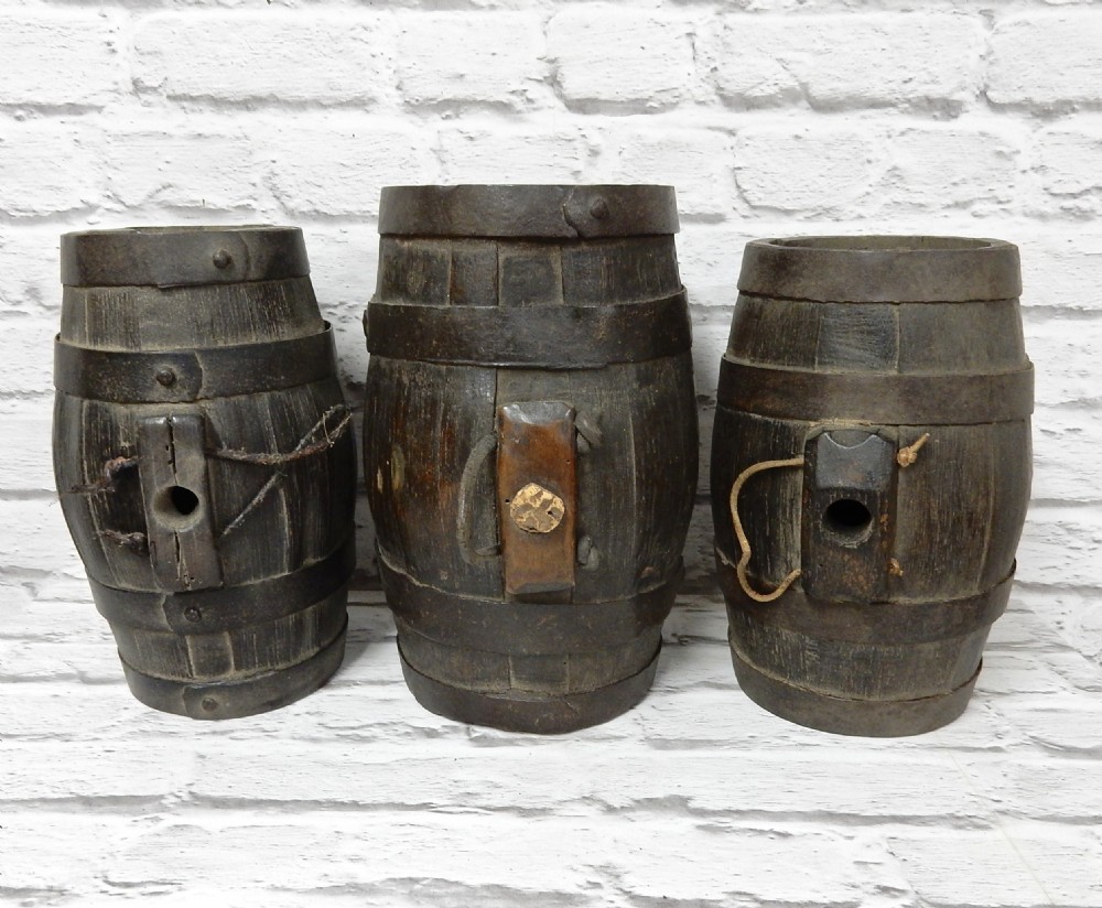 Collection 6 Treen Cider Costrels View VI