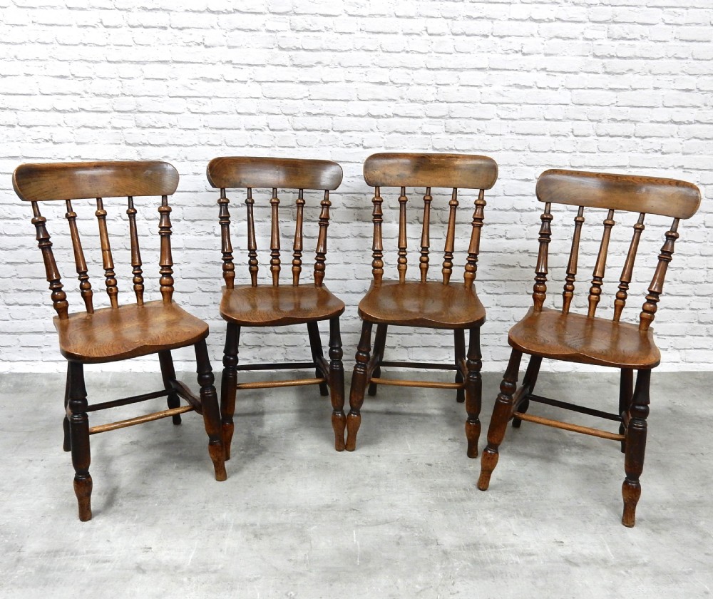 Set 4 Windsor Kitchen Chairs View III