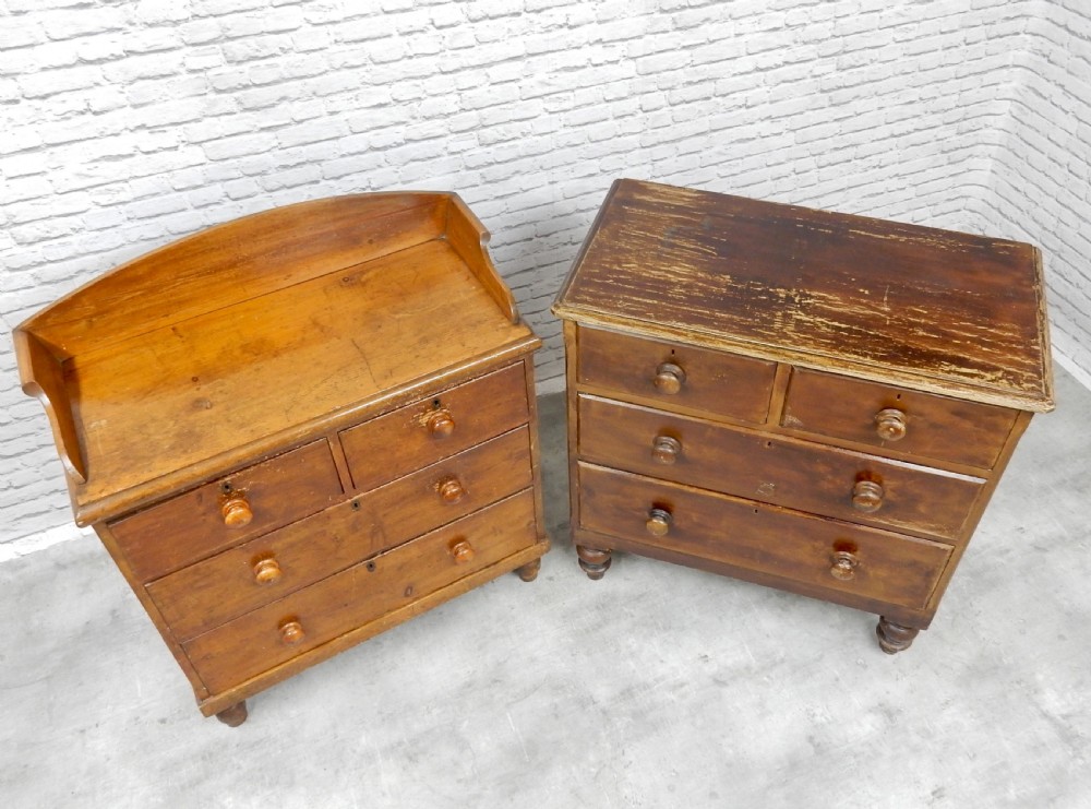 2x Original Pine Chests View IV