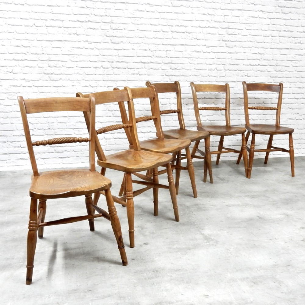 6x Windsor Kitchen Chairs