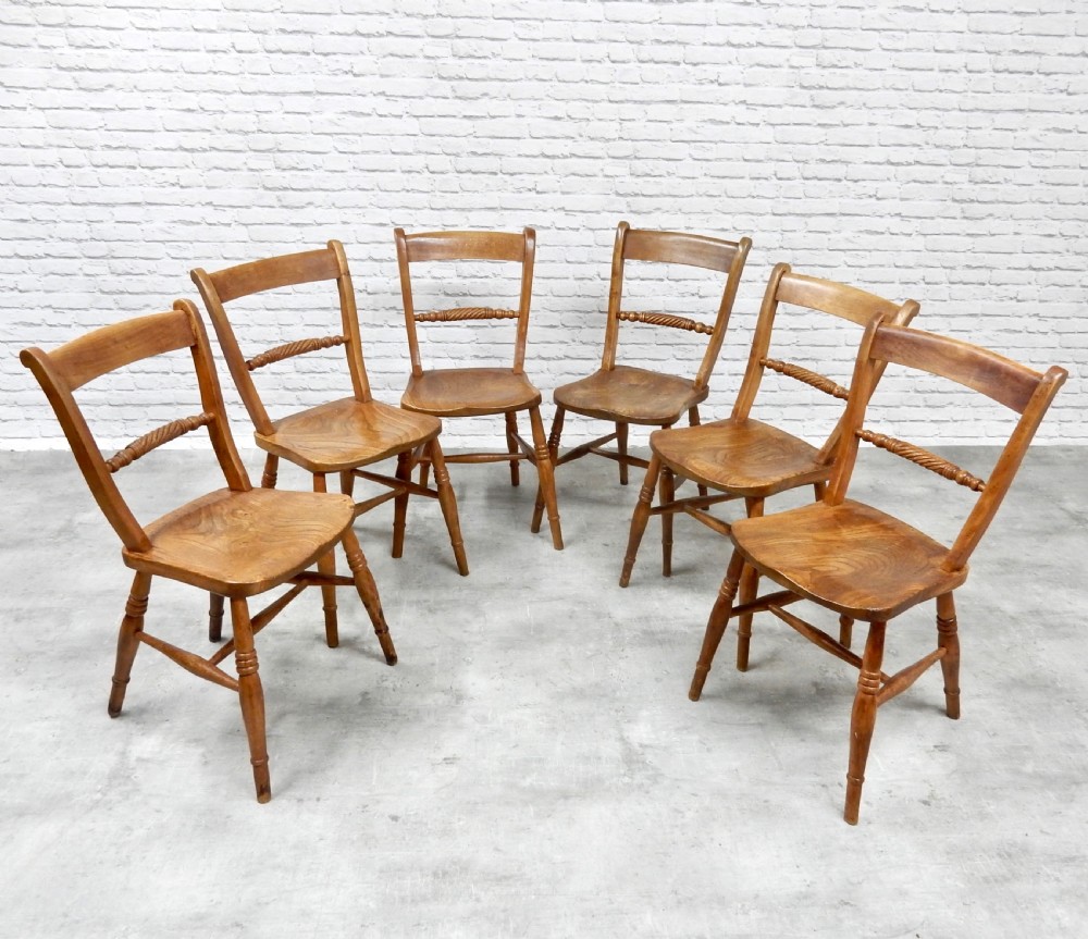6x Windsor Kitchen Chairs View III