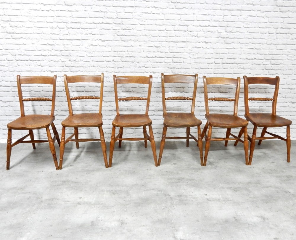 6x Windsor Kitchen Chairs View IV