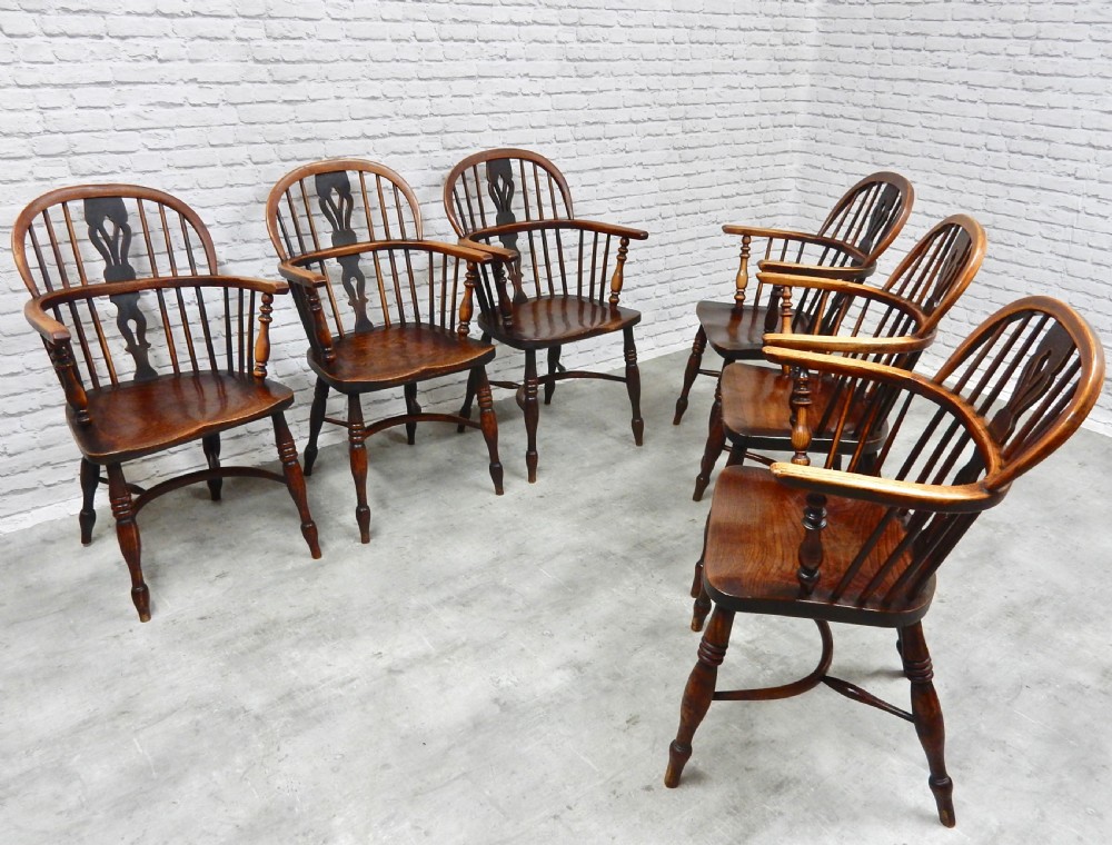 6x Windsor Lowback Armchairs View III