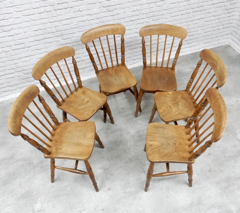 6x Windsor Kitchen Chairs View II