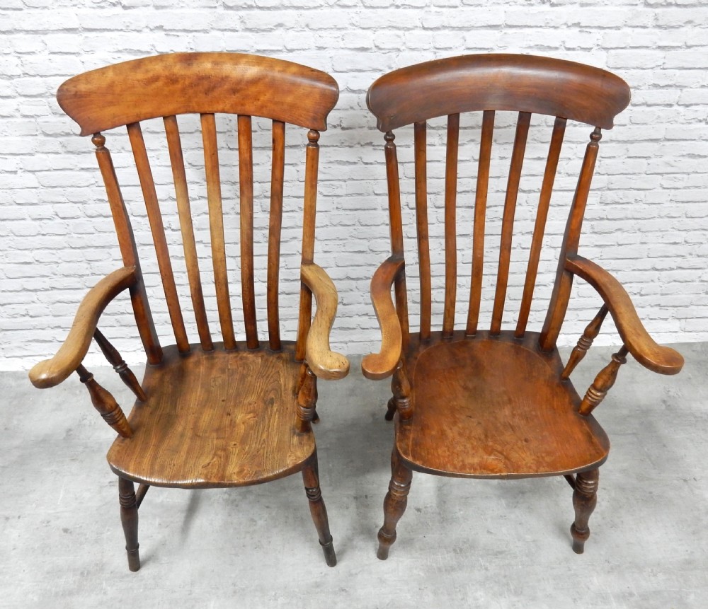 2x Grandfather Windsor Armchairs View V