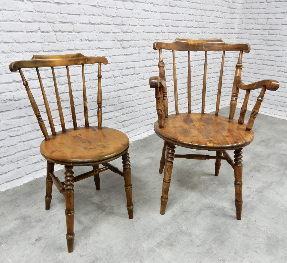 6x Swedish Kitchen Chairs View III
