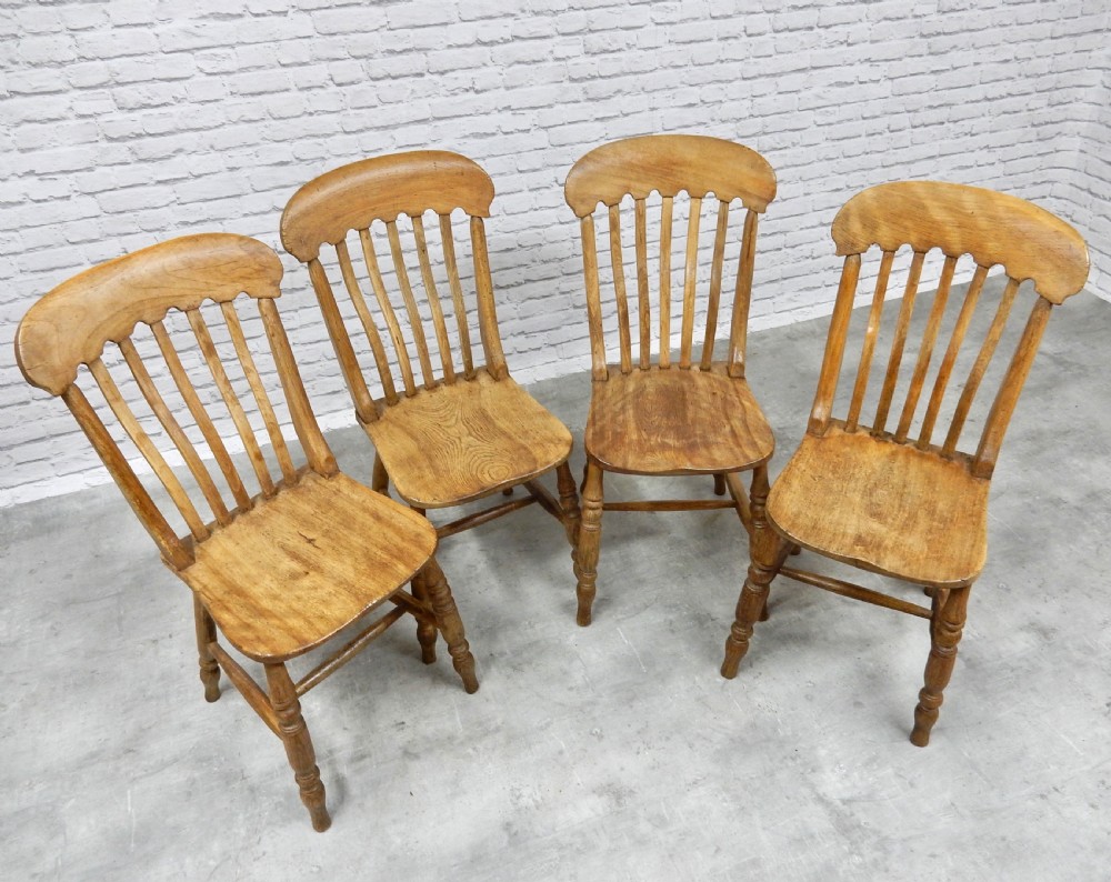 Set 4 Windsor Country Kitchen Chairs View IV