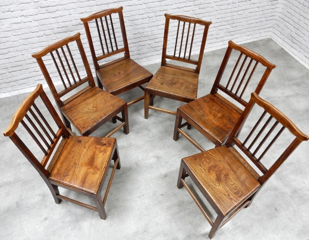 Set 6 Georgian Dining Chairs View V