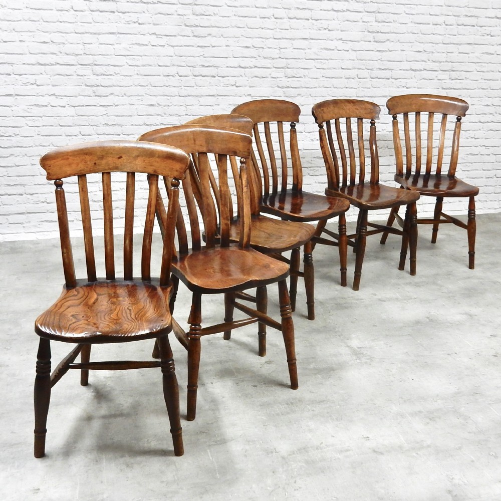Set 6 Windsor Kitchen Chairs