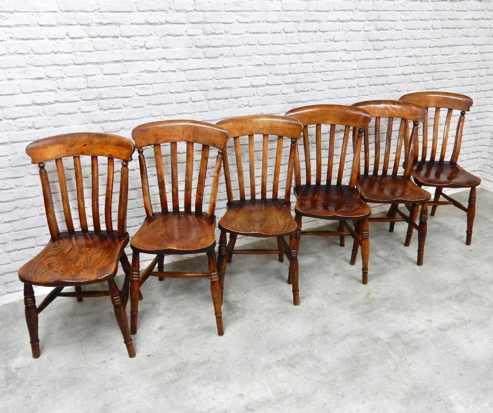 Set 6 Windsor Kitchen Chairs View III