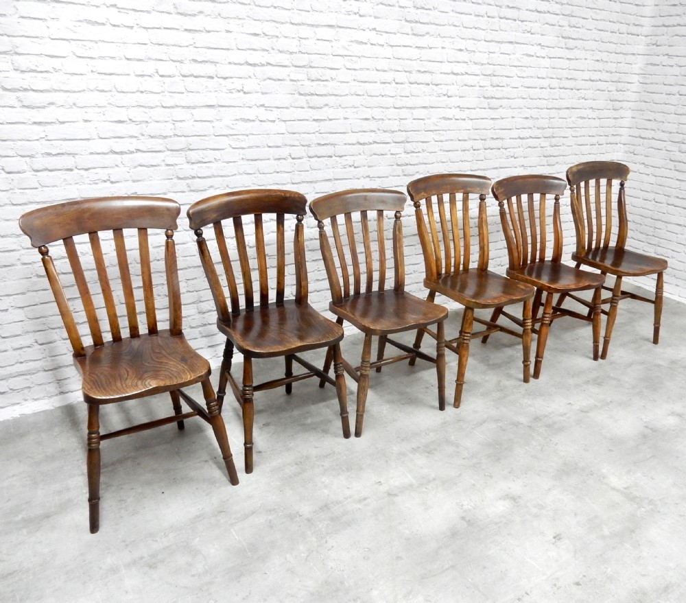 Set 6 Windsor Kitchen Chairs View III