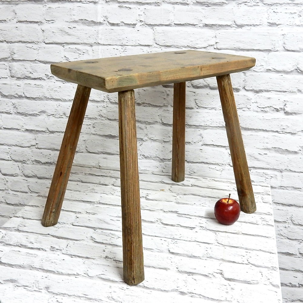 C19th Country Stool