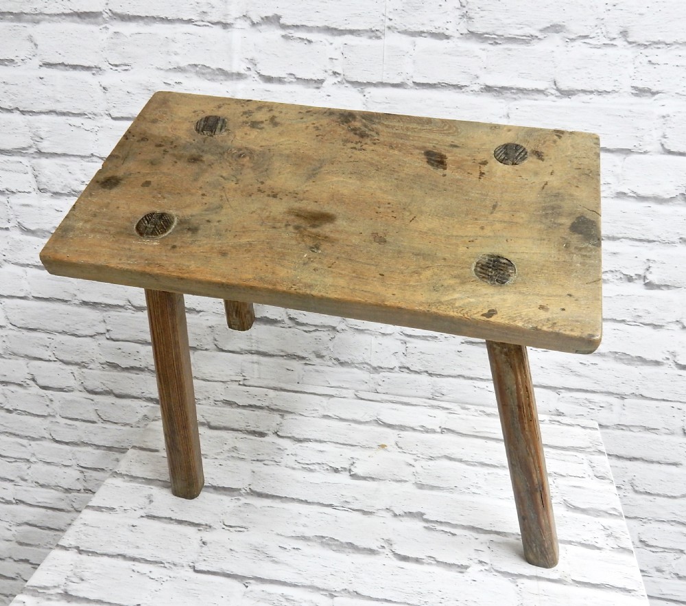 C19th Country Stool View IV