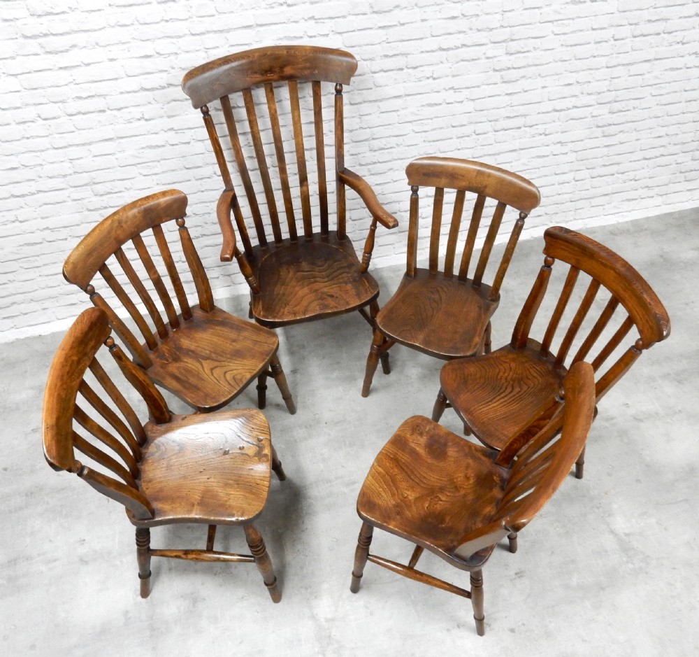 Windsor Kitchen Chair Set x6 View V