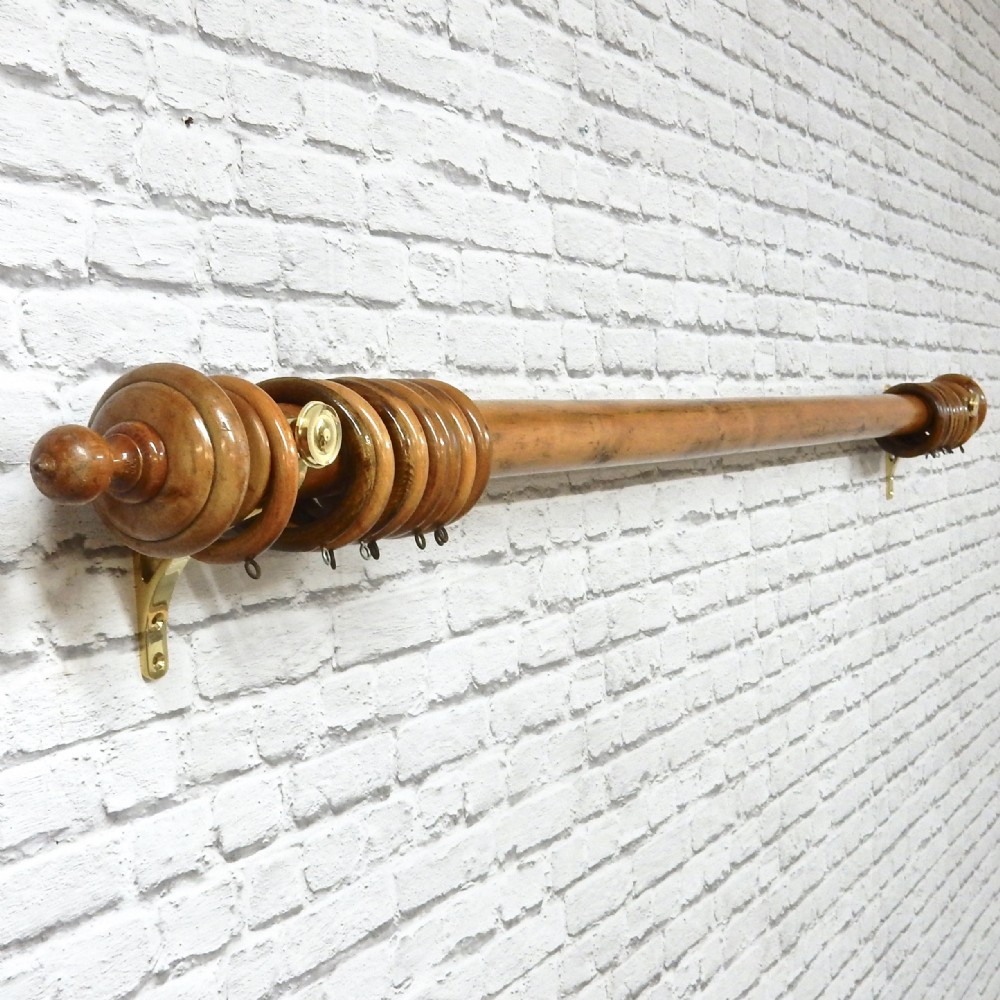 Mahogany Curtain Pole