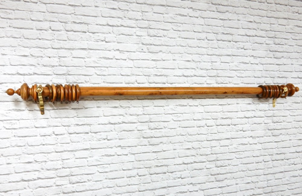 Mahogany Curtain Pole View III