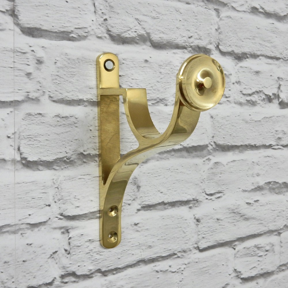 Mahogany Curtain Pole View VI