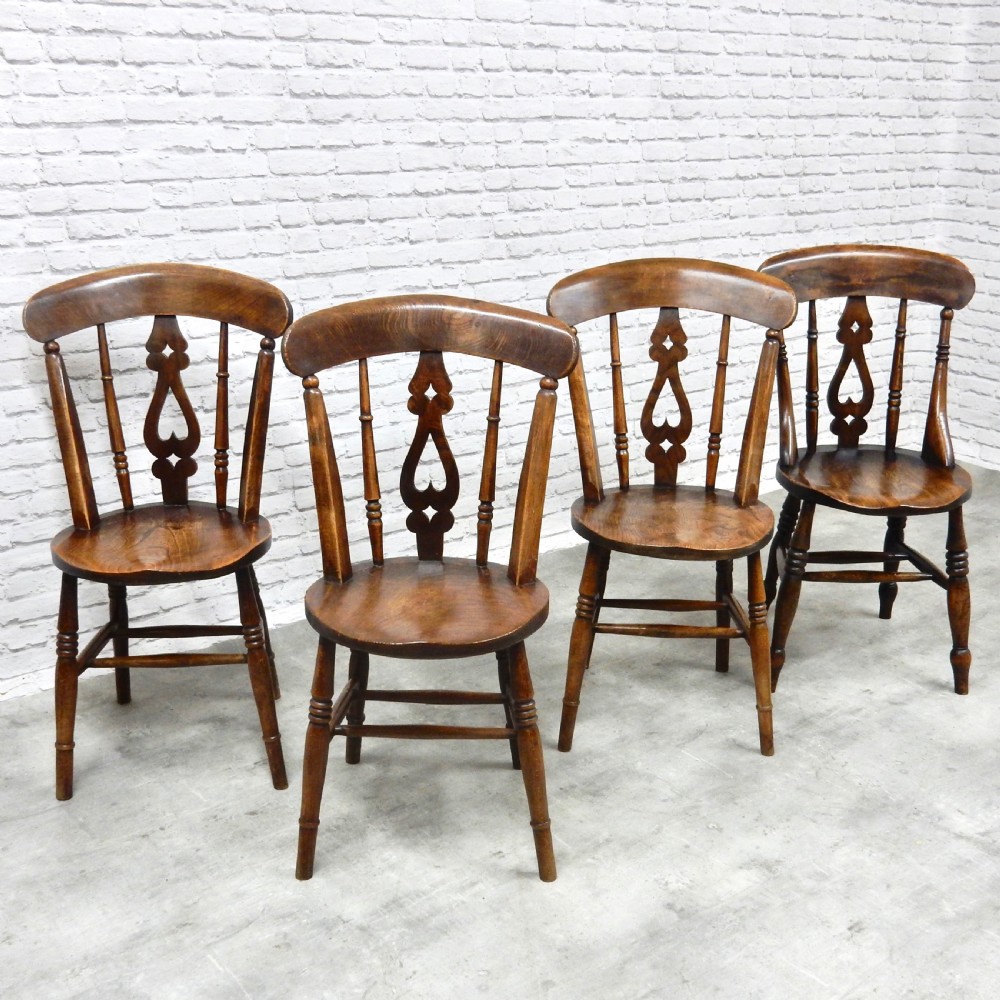 Windsor Kitchen Chairs x4