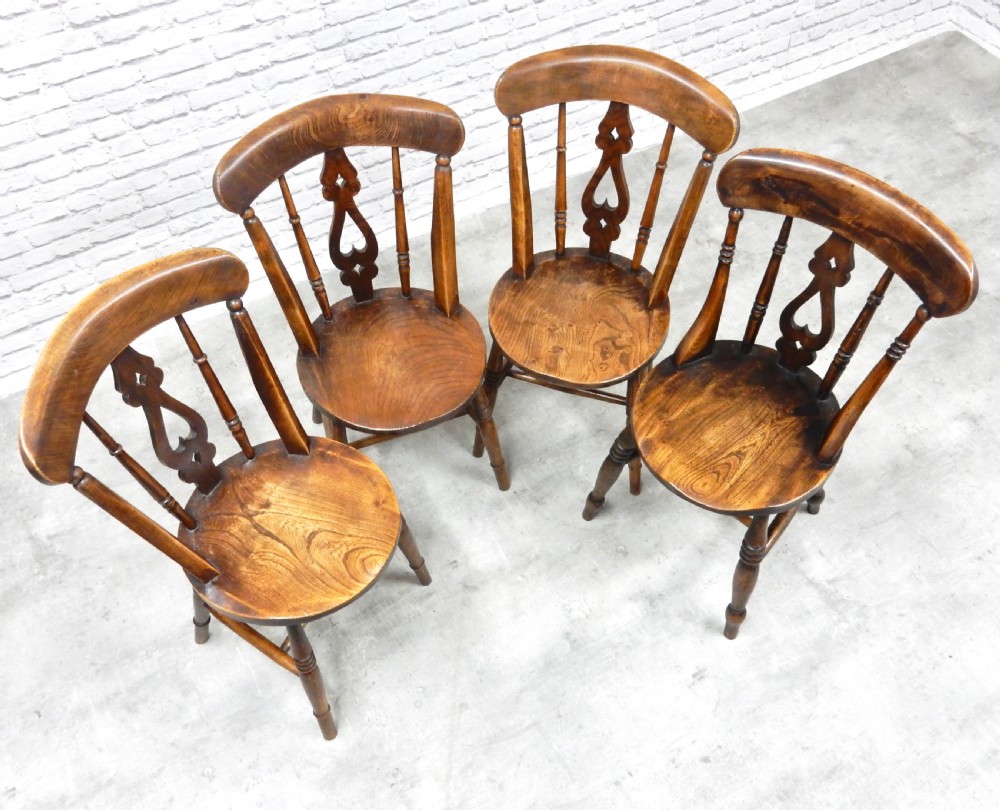 Windsor Kitchen Chairs x4 View IV