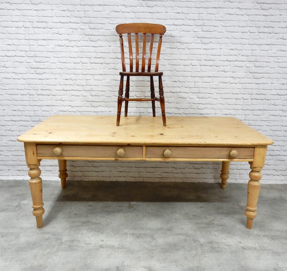 Farmhouse Pine Kitchen Table View IV