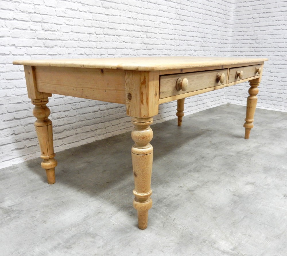 Farmhouse Pine Kitchen Table View V