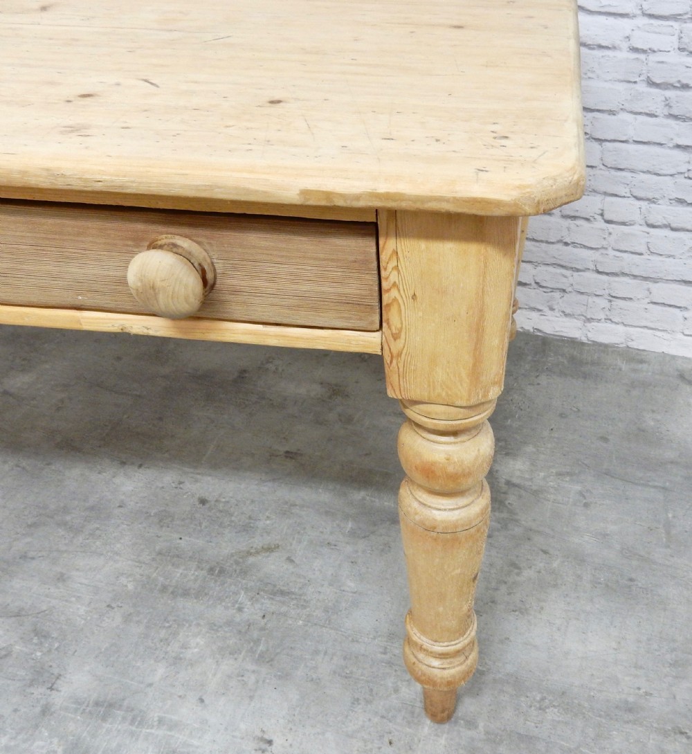 Farmhouse Pine Kitchen Table View VII