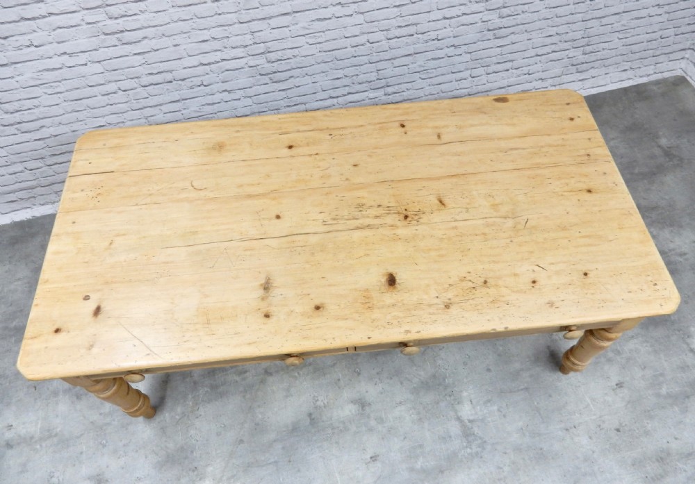 Farmhouse Pine Kitchen Table View VIII