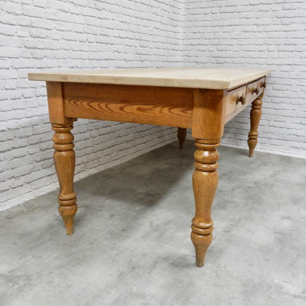 Large Farmhouse Kitchen Table View IV