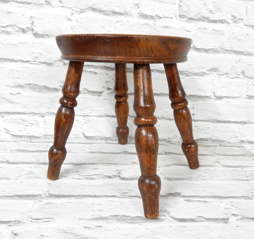 C19th Country Stool View IV