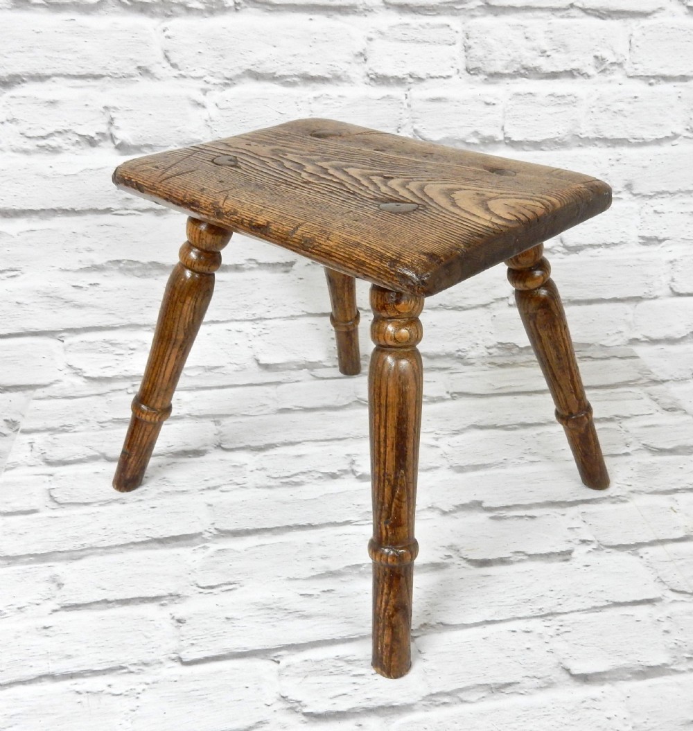 C19th Country Stool View III