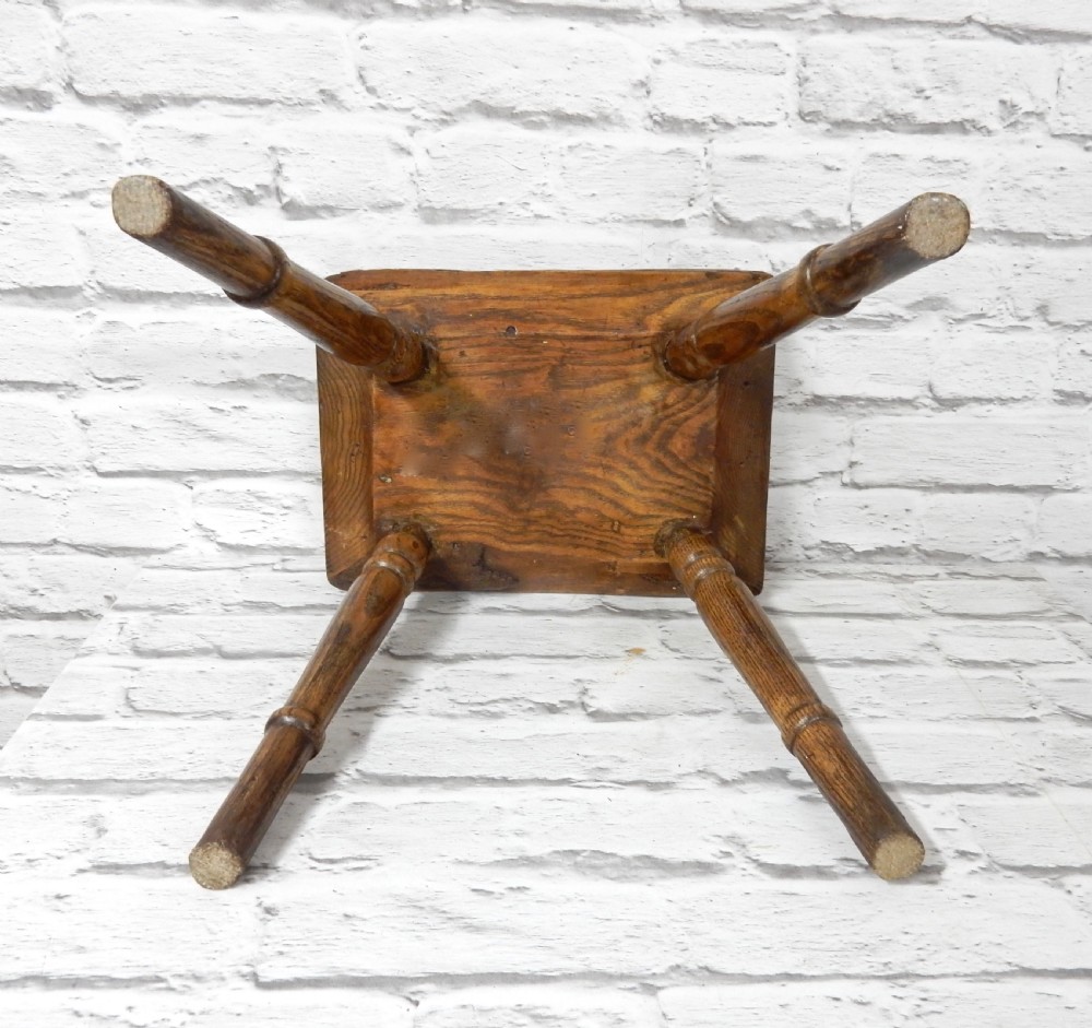 C19th Country Stool View V