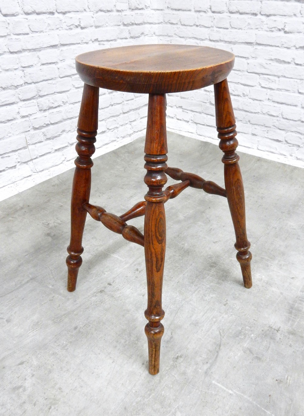 C19th Pub Stool View III