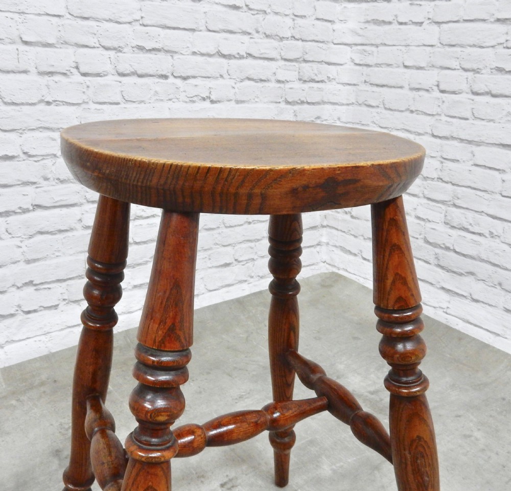 C19th Pub Stool View IV