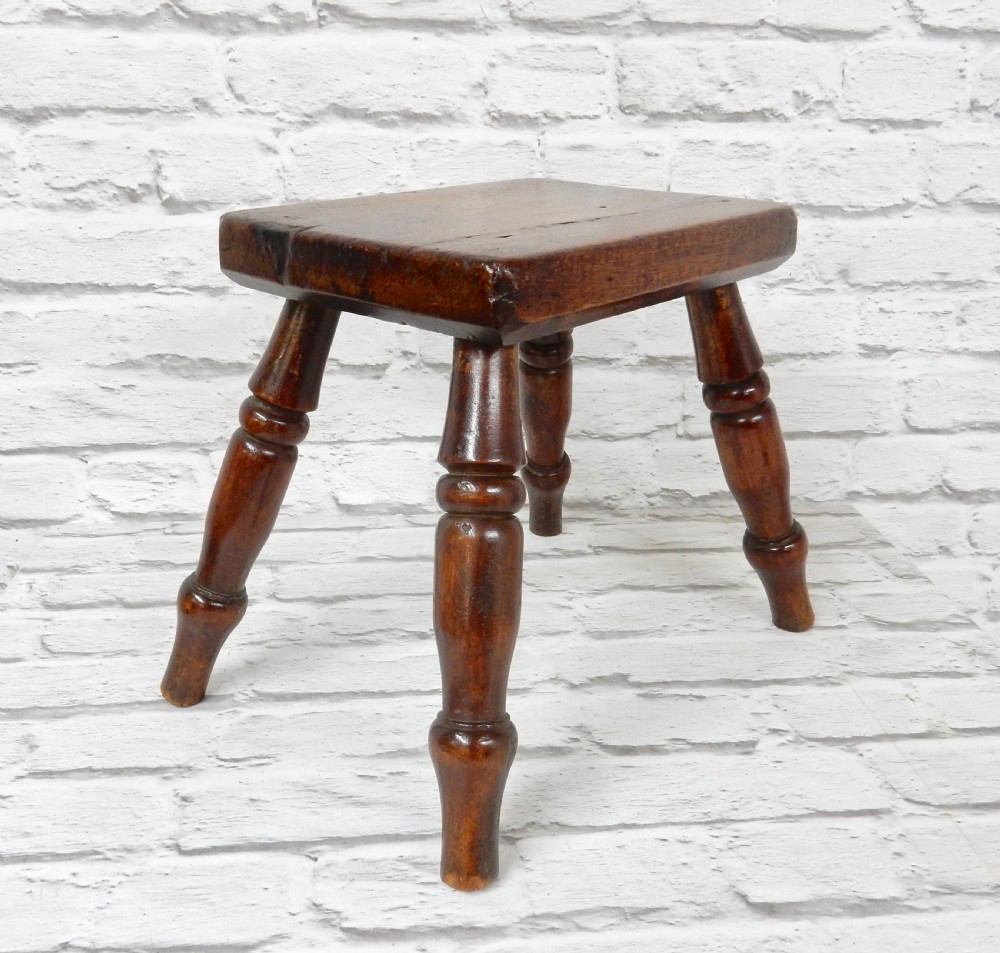 C19th Country Stool View III