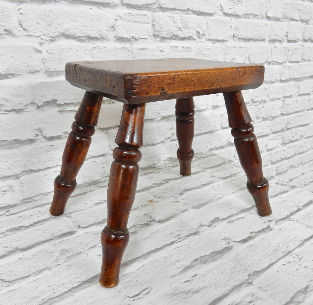 C19th Country Stool View V