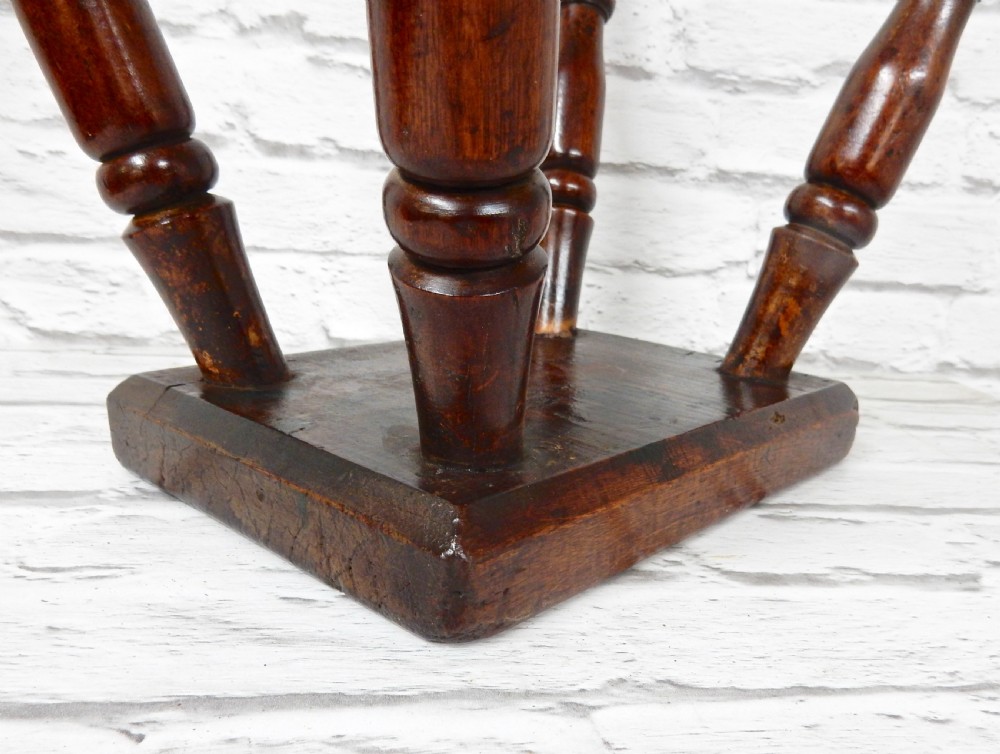 C19th Country Stool View VIII