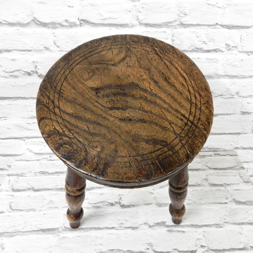 C19th Country Stool View III
