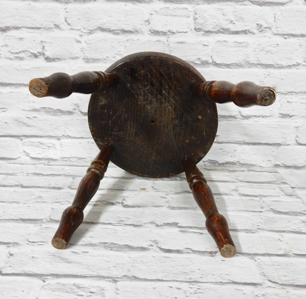 C19th Country Stool View IV
